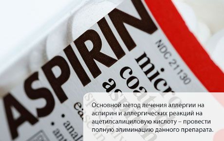 Allergie gegen Aspirin